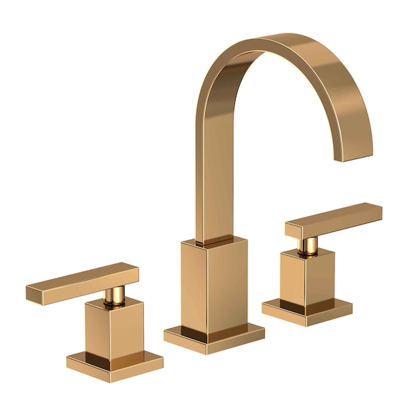Newport Brass Widespread Lavatory Faucet in Polished Brass Uncoated (Living) 2040-03N - main